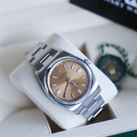 Rolex Oyster Perpetual 116000 White Grape Dial.